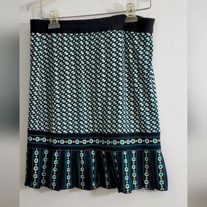 Kick Hem Skirt with Pleated Bottom Super Fun Skirt by Max Studio